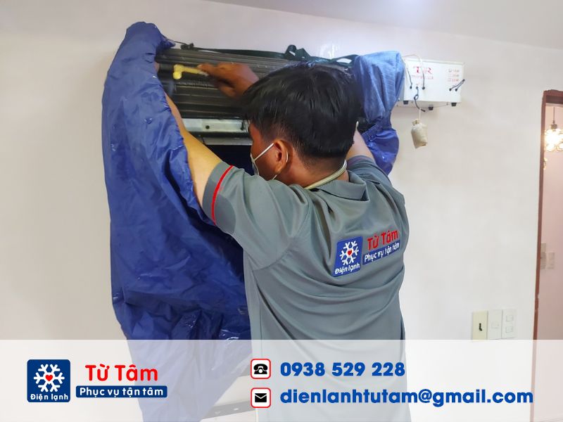 Điện lạnh Từ Tâm đem đến dịch vụ vệ sinh máy lạnh chuyên nghiệp