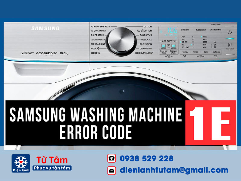 Lỗi IE trên máy giặt Samsung