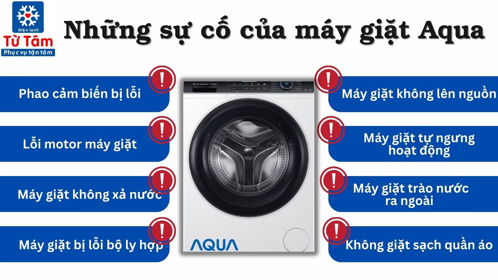 Sửa lỗi máy giặt Aqua