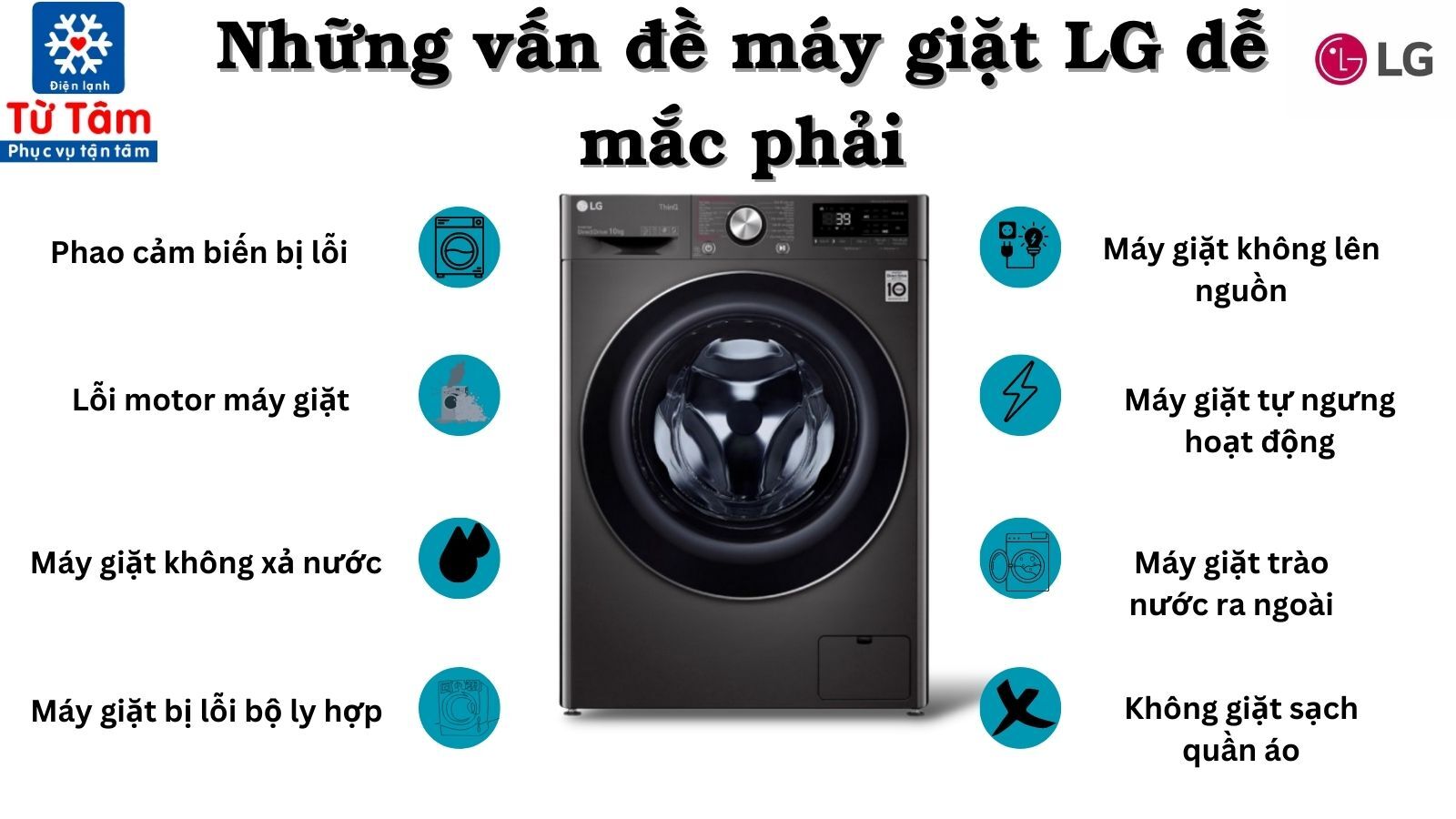 Sửa máy giặt LG gặp lỗi