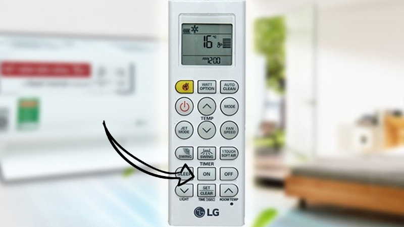 Các ký hiệu trên remote máy lạnh LG  