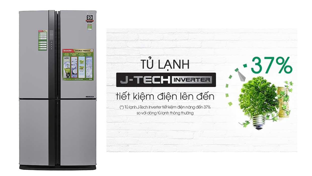 Công nghệ J-Tech Inverter tủ lạnh Sharp