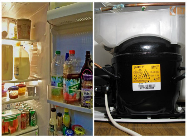 Tủ lạnh hết gas hoặc thiếu gas