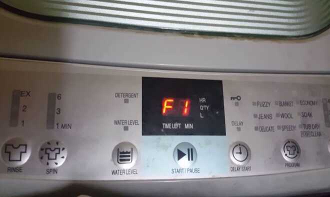 Lỗi F1 máy giặt Hitachi