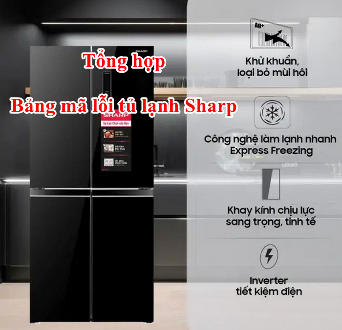 Lỗi tủ lạnh Sharp