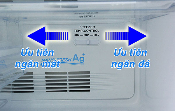 Nút điều chỉnh tủ lạnh Toshiba